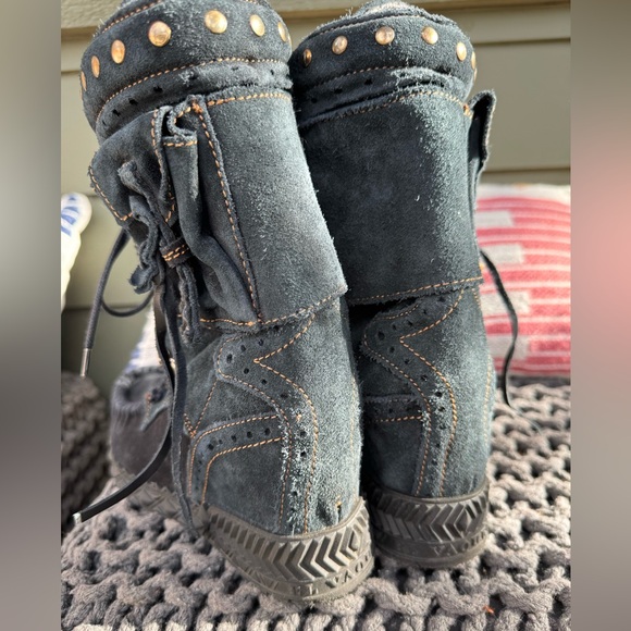 EUC 36 EL VAQUERO NIKILA SUEDE BOOTS - Picture 4 of 5